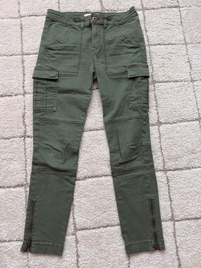 H&M Olive Green Skinny Cargo Pants
